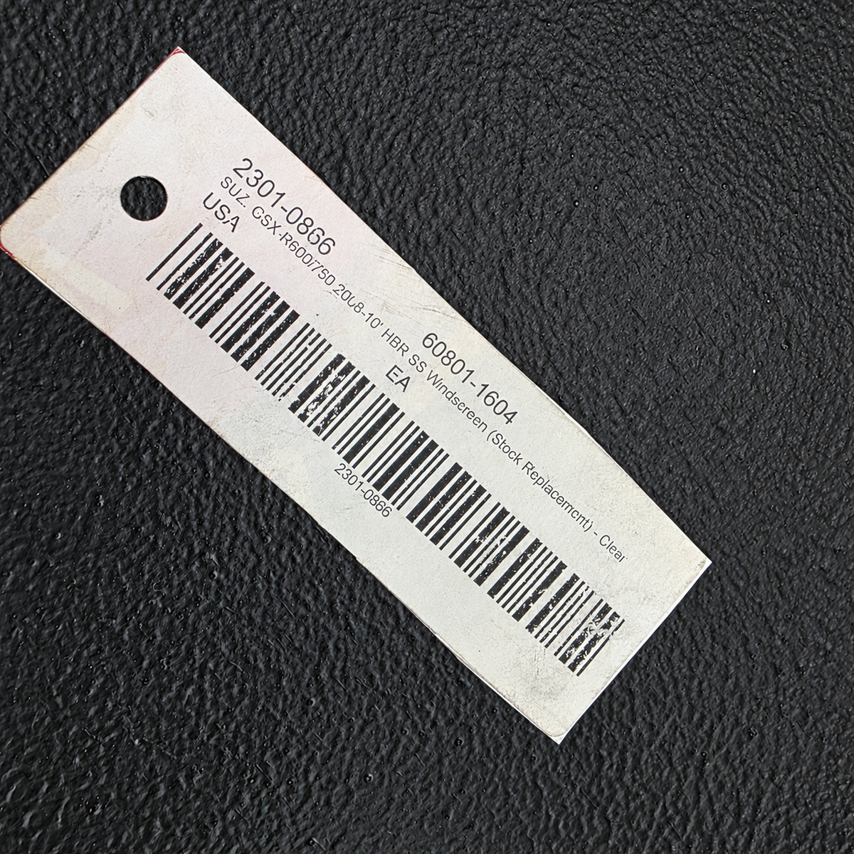Hotbodies Clear Windscreen – Suzuki GSX-R600 / GSX-R750 2008–2012